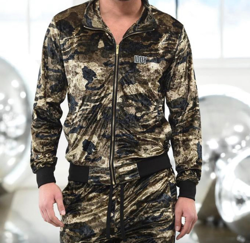 Velvet Camouflage Hoodie